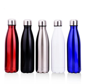 18oz tùy chỉnh đôi tường chân không cách nhiệt thép không gỉ Phích chân không Bình <span class=keywords><strong>Cola</strong></span> Hình dạng chai nước thể thao - Product Image 3