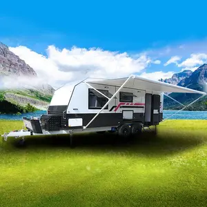 EcoCampor rétro 4 couchette caravane maison avec garde en pierre et prix compétitif