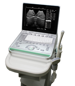 Instrumen Ultrasound Medis Hitam dan Putih, Perangkat Pemindai Ultrasound Genggam Portabel dengan <span class=keywords><strong>Probe</strong></span> untuk Dokter Hewan atau Manusia - Product Image 1