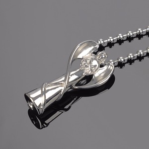 Bien la venta Ángel collar en forma y encantos <span class=keywords><strong>de</strong></span> acero inoxidable para pet <span class=keywords><strong>ceniza</strong></span> - Product Image 1