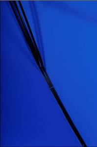 Promos quadratische form blaue stoff rohseide stahlwelle gerade regenschirm - Product Image 5