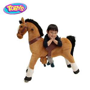 Economica Ed Efficiente A Cavallo Giocattolo Cavallo su Ruote Peluche Giro - Product Image 2