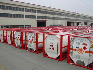 ASME imdg adr CSC ISO compliant 40 chân nhiên liệu bitum Tank container sử dụng làm bằng thép - Product Image 4