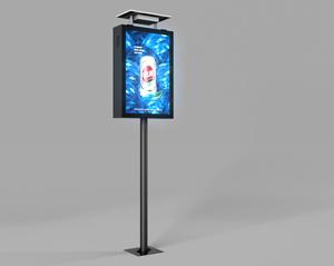City Public Project Hot Sales Street <strong>Electric</strong> 3d Pictures <strong>Poster</strong> Stand Billboard Unipole Large Light Box - Product Image 4