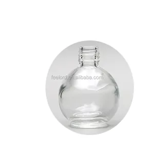 17ml große Nagellack flasche FD0424 klarer Siebdruck privates Logo Nagellack Glas verpackungs flasche