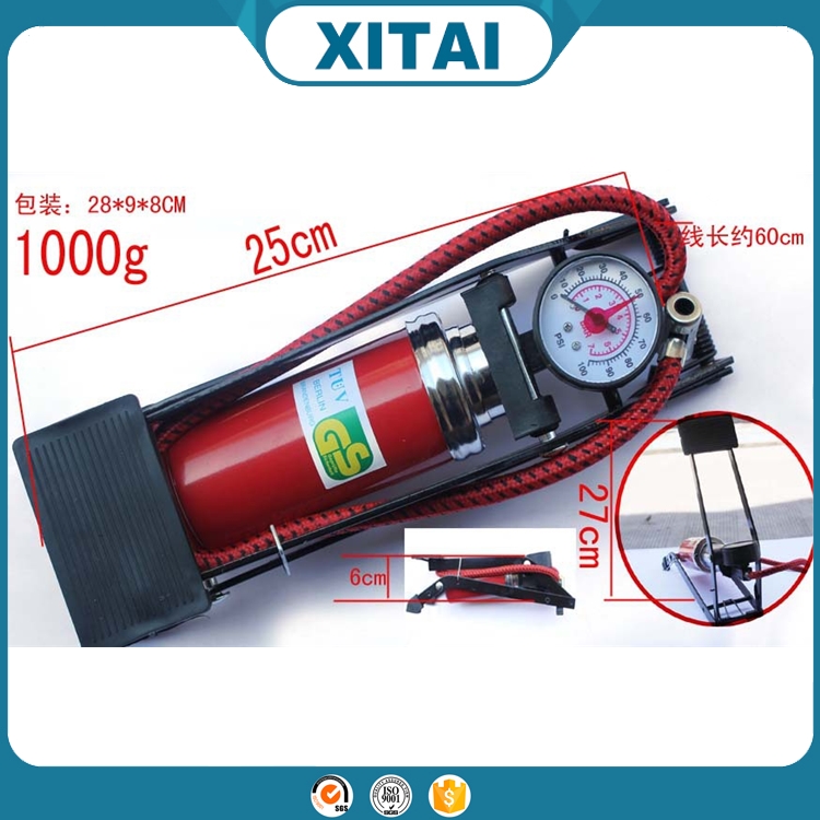 XITAI Горячие продажи портативный высокого давления ножной насос шин надувное для автомобилей