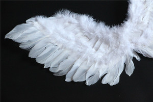 Piccole <span class=keywords><strong>Ali</strong></span> d'<span class=keywords><strong>Angelo</strong></span> in Piume d'Oca Bianche <span class=keywords><strong>per</strong></span> Forniture <span class=keywords><strong>per</strong></span> Feste <span class=keywords><strong>per</strong></span> Bambini in Cina - Product Image 2