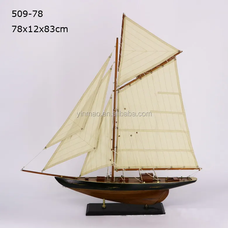 Classic antike holz segelboot modell, 78x12x82 cm, 2 mast segeln schiff, replic boot/yacht/schiff, hand made nautischen souvenir