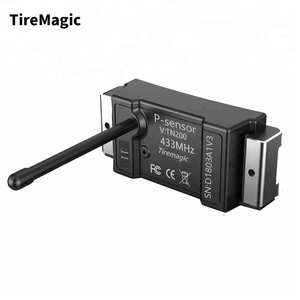 14-bánh Xe Xe tải <span class=keywords><strong>TPMS</strong></span> với 200PSI cảm biến 2.8inch LCD Monitor nội bộ không dây giám sát áp suất lốp hệ thống cho xe tải - Product Image 2