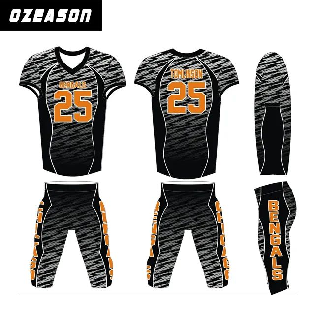 Free design personalizado suas próprias camisas e calças de futebol americano barato em branco american football jerseys