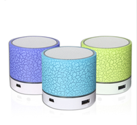 Meilleur haut-parleur Bluetooth A9 LED, mini haut-parleurs, haut-parleur portable sans fil mains libres avec carte TF, lecteur de musique audio micro USB