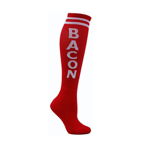 2015 Venta caliente de Calidad Algodón Argyle bigote personalizado mujer rodilla alta calcetín - Product Image 2