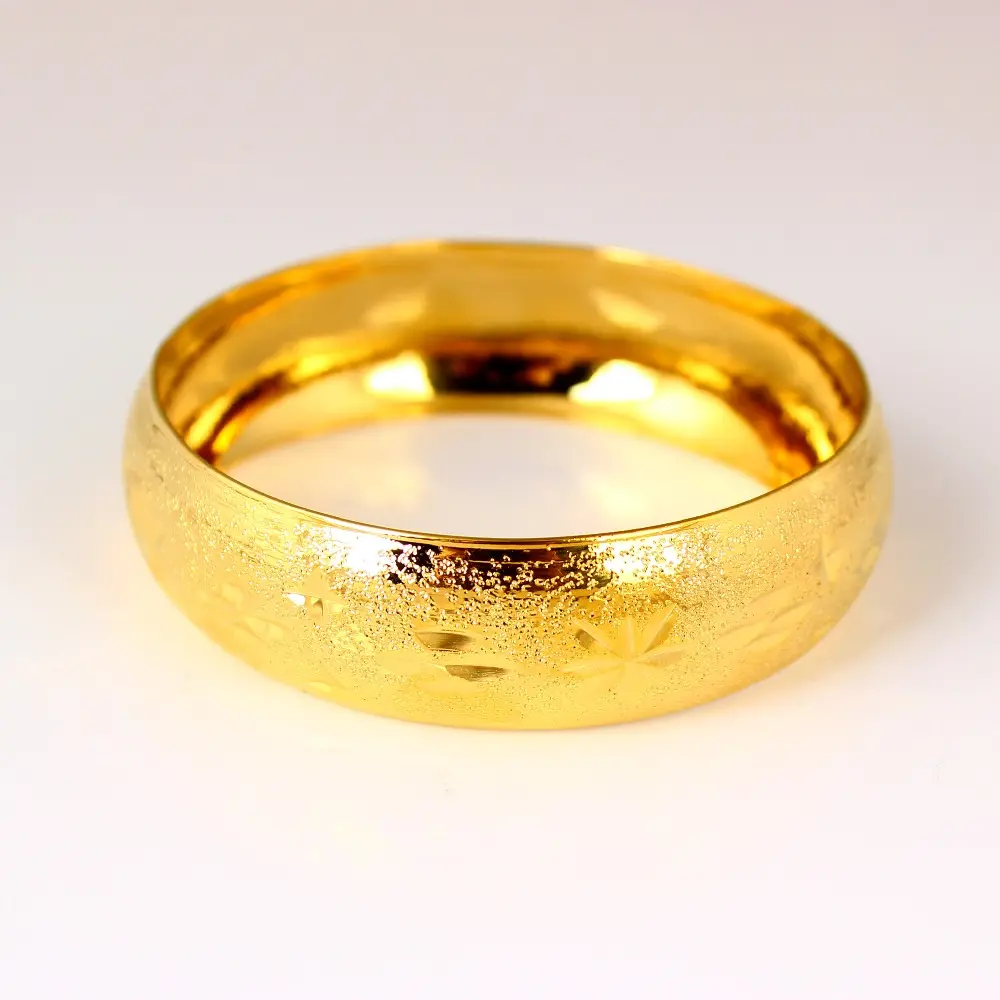 Jewelry Manufacturer China 18K Gold Plated Bangle For Men