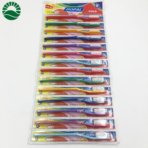 DOPAL brosse à dents à poils durs filaments ronds spéciaux faimly pack brosse à dents d'emballage en PVC - Product Image 2
