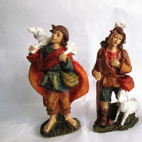 Ensemble de bustes de noël en résine à personnaliser, 4 pièces, figurine d'église catholique, manga, bella religieuse