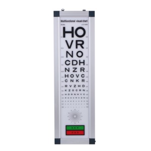 दृष्टि मूल्यांकन के लिए सर्वश्रेष्ठ बिक्री फ्लोरोसेंट आई चार्ट ऑप्टिक्स उपकरण - Product Image 1