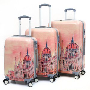 หลายสีพิมพ์ Spinner ล้อ ABS PC กระเป๋าเดินทางชุด - Product Image 3