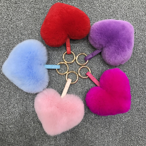 <span class=keywords><strong>Lapin</strong></span> Peluche Faux Fourrure Coeur Boule Coloré Coeur amour <span class=keywords><strong>Porte</strong></span>-clés Boule de Fourrure 10cm Coeur Forme <span class=keywords><strong>Pompon</strong></span> <span class=keywords><strong>Porte</strong></span>-clés - Product Image 6