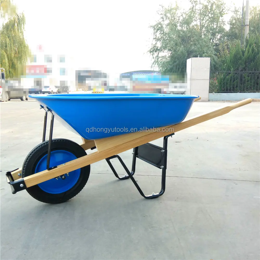 Heavy duty garden water cheap wheelbarrow with solid wheel