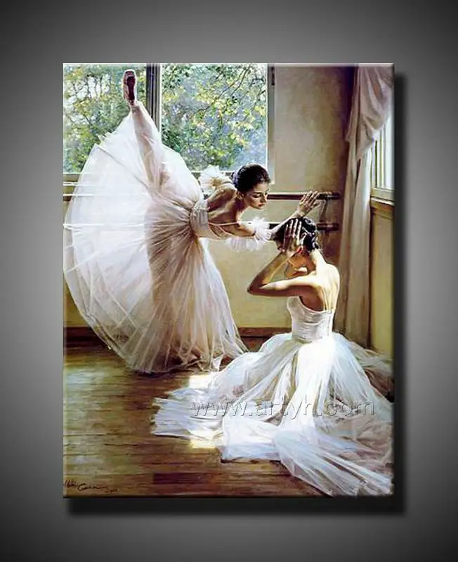 modern duvar sanatı ünlü tasarımları tango dansçı yağlıboya