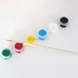 Set di <span class=keywords><strong>Colori</strong></span> Tempera Lavabili 12 Pezzi da 5ml Ciascuno <span class=keywords><strong>Colori</strong></span> vivaci non tossici per carta, tela e vetro - Product Image 2