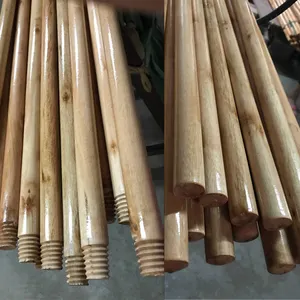 2.0cm 2.2cm diameter 1.2m 1.37m 1.4m length Eucalyptus clear vanished wooden broom stick handle