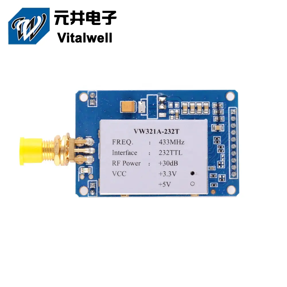 VW321A 5V 232ttl 433MHz 2km wireless transmitter long range network transmitter