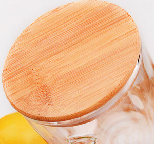 แก้วกาแฟสองชั้นเก็บความร้อน ขนาด 450 มล. (15 ออนซ์) พร้อมฝาไม้ไผ่ ผลิตภัณฑ์ใหม่สำหรับชุดกาแฟและชา - Product Image 4