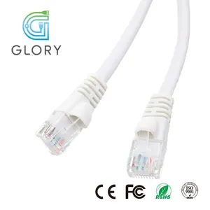 Gloria 3 pies RJ45 gato 5E Cable de Ethernet, Cable de conexión de cobre puro
