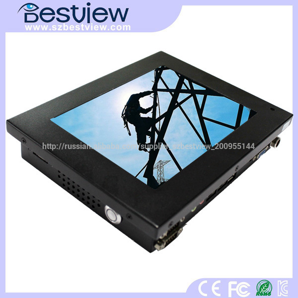 настенный 8'' дюйма все в одном aio pc встроенных промышленной сенсорной панели пк