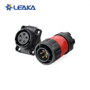 OEM Cnlinko YM20 2-12 Pin Plástico IP67 ignífugo a prueba de polvo enchufe macho hembra cable XLR Señal Powercon Conector de 5 pines