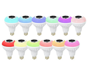 RGB Không Dây AC 100-240V 1200 Lumen E27 Cơ Sở Âm Nhạc BT Loa <span class=keywords><strong>Led</strong></span> Màu Thông Minh Bóng Đèn - Product Image 4