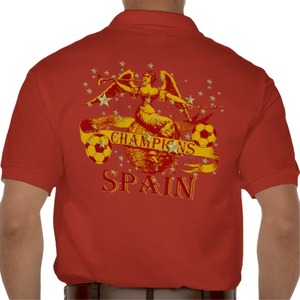 2014 <span class=keywords><strong>España</strong></span> Campeones mundo taza polo camisa - Product Image 1