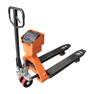 3000Kg 3ton Elektronik Forklift Timbangan Pallet Jack Skala Pallet Truck dengan Skala Berat