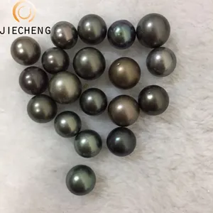 12-13mm Natürliche Meer Welt Perlen Perfekte Runde Top Qualität Tahitian Echte Meer Perlen