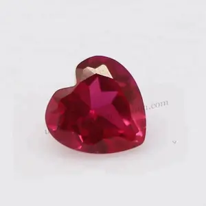 Heart cut ruby rough stone good quality 5# ruby price