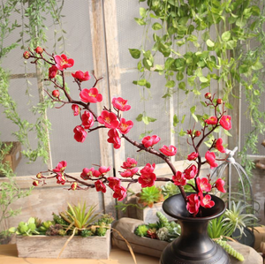 <span class=keywords><strong>Flor</strong></span> de melocotón artificial de ciruela pastoral clásica, fabricante, para decoración del hogar, boda - Product Image 4