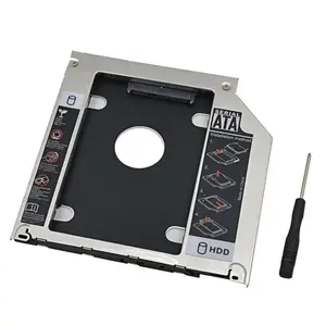 Nhôm Optibay 2nd HDD CADDY 9.5mm SATA 3.0 SSD CD DVD để HDD trường hợp bao vây Caddy cho MacBook Pro 13 "15" 17 "SuperDrive - Product Image 1