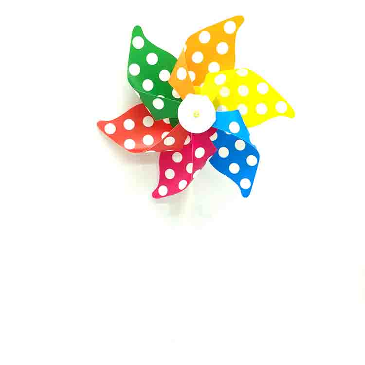 21 см красочные пластиковые открытый мельница игрушка для детей