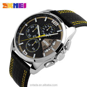 최고 품질 브랜드 Skmei 9106 5ATM 방수 석영 아날로그 시계 남자 - Product Image 6