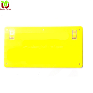 Waring signos para cercas eléctricas fijación en poste de madera - Product Image 5