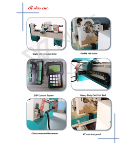 Automático CNC máquina de torno de madera para torneado columna pabellón - Product Image 5