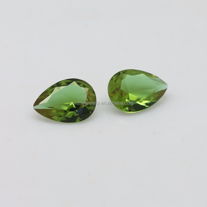 13*18mm pera en forma de cambio de color piedra de cristal color personalizados especiales gemas de vidrio - Product Image 2