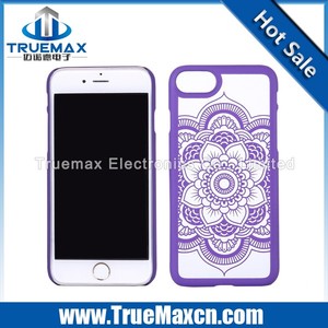 Fábrica al por mayor para el iphone 7 Caja Del Teléfono En Relieve Hollow <span class=keywords><strong>Stramonium</strong></span> PC, para el iphone 7 Caso - Product Image 4