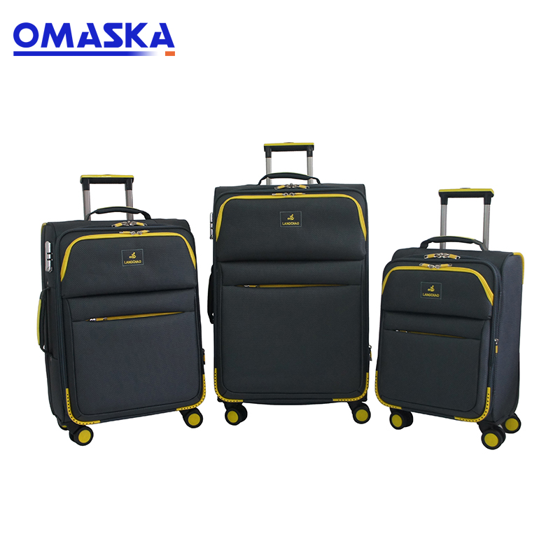 Оптовая продажа 4 колеса 3 шт. водонепроницаемый нейлоновый чемодан для багажа Наборы чемоданов