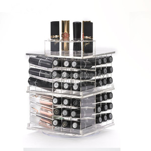 Exhibidor Giratorio de Acrílico para Labiales, de Calidad Garantizada, para Venta al por Menor, Comercial, con Capacidad para 80 Brillos Labiales <span class=keywords><strong>Mac</strong></span> - Product Image 1