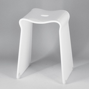 Tabouret de bar en acrylique transparent d'occasion - Product Image 4