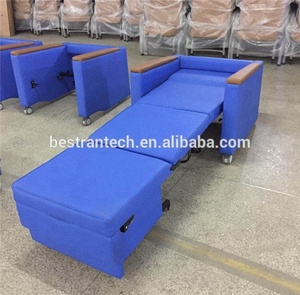 BT-CN017 Canapé Pliant patient médical salle convertible pliable d'<span class=keywords><strong>hôpital</strong></span> chaise d'accompagnement prix <span class=keywords><strong>lit</strong></span> - Product Image 4