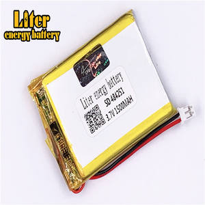 Stecker 2,0-2 P <span class=keywords><strong>3</strong></span>,7 V 484251 1500 mah Wiederaufladbare lipo batterie solar li ionen polymer lithium-batterie mit PCM - Product Image 3