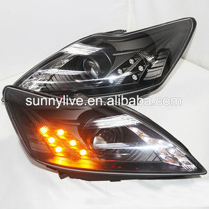 Per FORD Focus LED Head Light Angel Eyes <span class=keywords><strong>2008</strong></span>-2010 anno DB tipo - Product Image 1